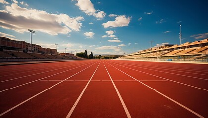 track in stadium