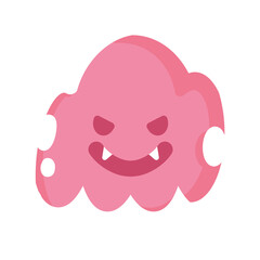 デフォルメスライムモンスター赤☆PNG