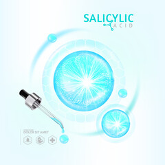 Salicylic acid Serum Skin Care Cosmetic