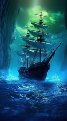 Adventure to the mysterious ship