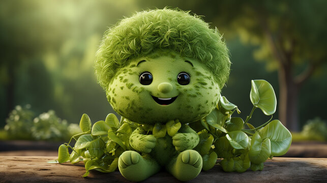 funny monster HD 8K wallpaper Stock Photographic Image