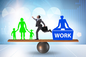 Work home balance with business people