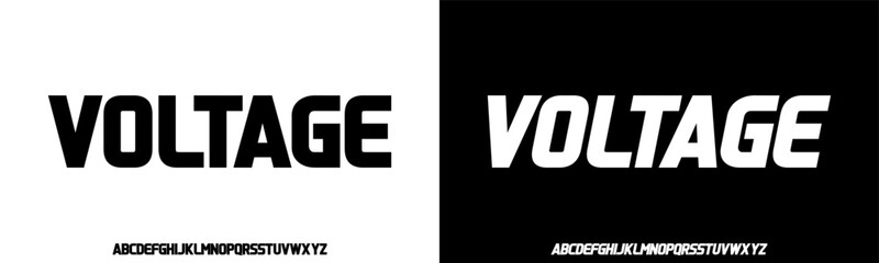 Modern Bold Font. Regular Italic. Typography urban style alphabet fonts for fashion, sport, technology, digital, movie, logo design, vector illustration