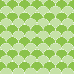 Light green fish scales pattern. fish scales pattern. fish scales seamless pattern. Decorative elements, clothing, paper wrapping, bathroom tiles, wall tiles, backdrop, background.