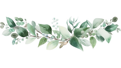 watercolor eucalyptus