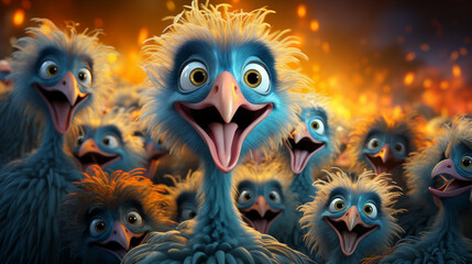 scary halloween monster HD 8K wallpaper Stock Photographic Image