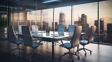 candid business meeting in a modern office setting - obrazy, fototapety, plakaty