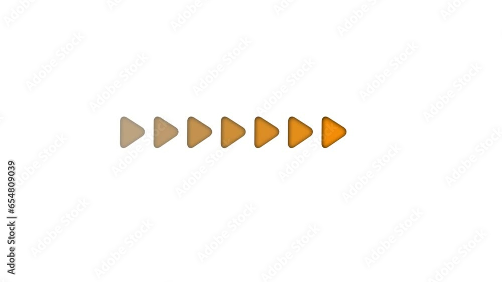 Poster abstract beautiful arrow line loading animation, loading icon , processing ,downloading , glowing ,c