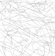 A collection of threads or webs