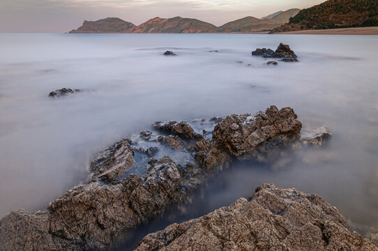 beach in the morning Algeria Skikda