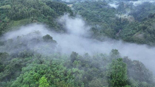 Sajek Valley. Baghaichhari Upazila in Rangamati District. Aerial View. Beautiful Bangladesh.