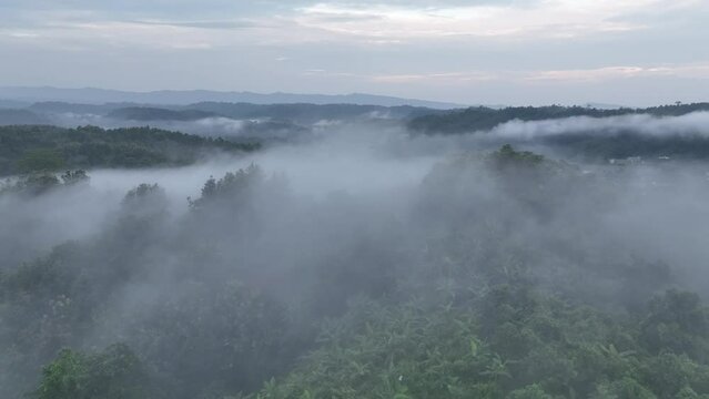 Aerial videos of Sajek Valley, Bangladesh.
