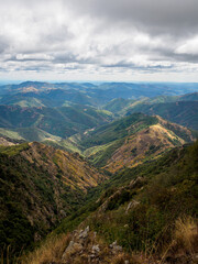 4000 steps hike from Vallerauge to the mount Aigoual in the Cevennes national park, France