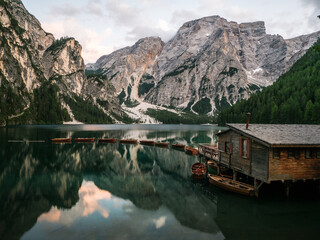 Pragser Wildsee Sunset