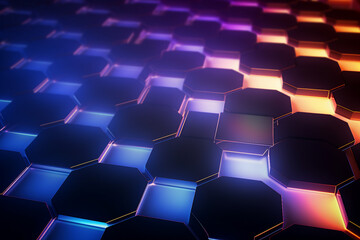 Fototapeta premium Generative AI futuristic image abstract lines and surreal creative wallpaper design background