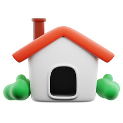 3D Home Icon Illustration