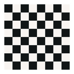 black and white chess board classic