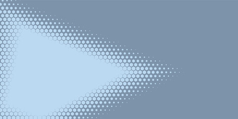 Obraz premium Geometric abstract Hexagon Two Color Background