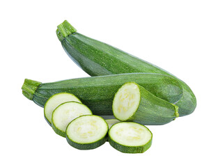 zucchini isolated on transparent png
