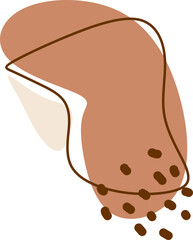 Aesthetic Blob With Line 