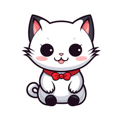 Vector clipart, cute cat vector clipart, fall autumn halloween drawing