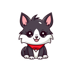 Vector clipart, cute vampire dracula dog vector clipart, fall autumn halloween drawing