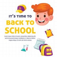 School template background design