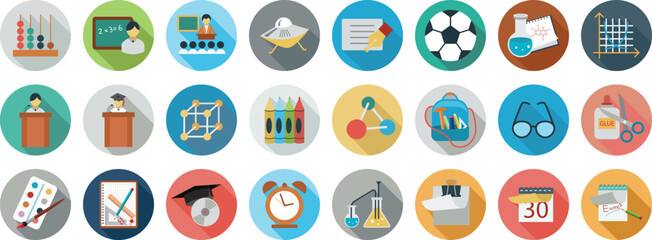 Education icon pack