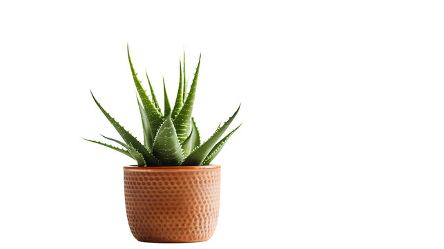 Aloe vera (Aloeaceae) avec transparence sans background