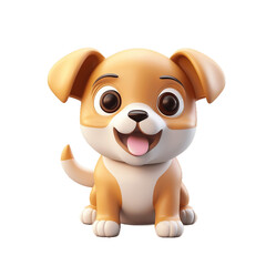 A happy and smiling cartoon character on a transparent background PNG for use in decorating projects that are cute and happy.