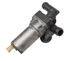 The water pump of the coolant pump is designed to provide forced circulation of antifreeze in the cooling system - from the engine to the radiator and vice versa. Black plastic spare part for sale.