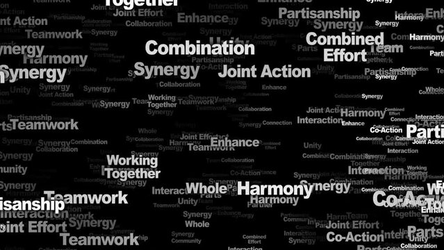SYNERGY Keywords Animation, Background, Loop, 4k
