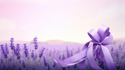 World Cancer Day promotes cancer awareness with Lavender purple ribbons