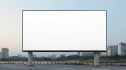 Obraz premium City billboards for outdoor advertising and information boards Design and ad background