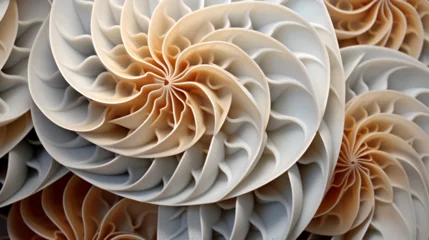 Wandcirkels plexiglas close up of a seashell © Linus