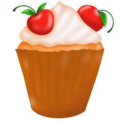 My hand painted cakes are brightly colored and can be decorated in many different ways.