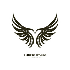 wings logo, wings icon, wings vector, wings silhouette isolated