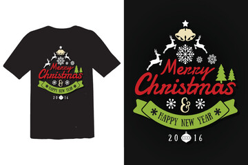  Christmas Day T-Shirt Design. I can't santa vector