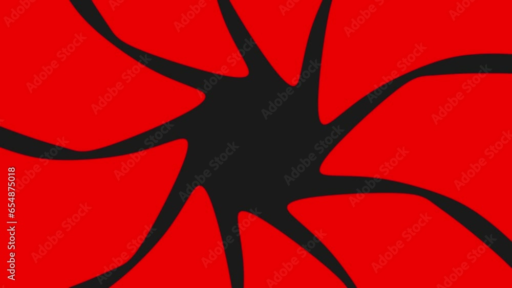 Poster gray-red circular background made of planes for intro editing. rendering animation.