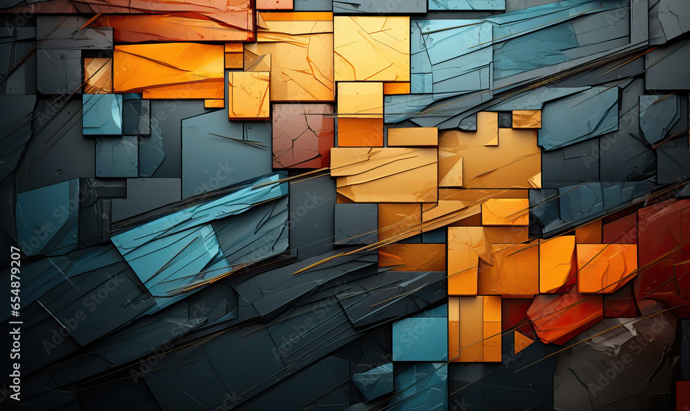 Aufkleber abstract stone texture background in colorful color.