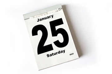 25. January 2025