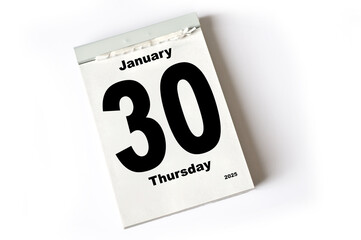 30. January 2025