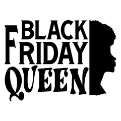 Black Friday Queen Svg