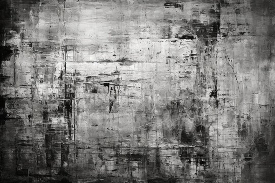 Grey, black, and silver unite seamlessly in a scratched background, revealing a sleek, grainy texture that adds depth and character to this sophisticated visual narrative of contrast and composition
