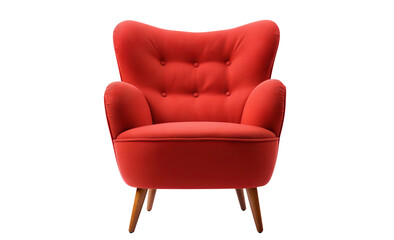 Stylish designer armchair, cut out