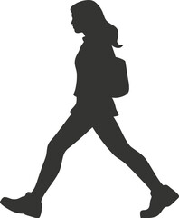 Woman walking icon