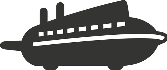 Airship zeppelin icon © bismillah_bd