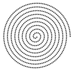 Spiral circle. Abstract circle.  graphic design vector illustration. circle swirl. Circle black. vortex icons. Hurricane. motion twirl twist curve rotation spin. geometric shape