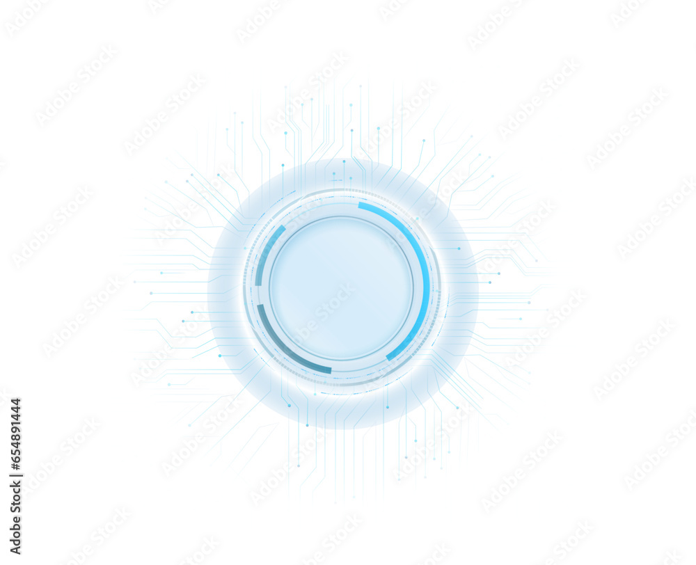 Poster abstract background with circles