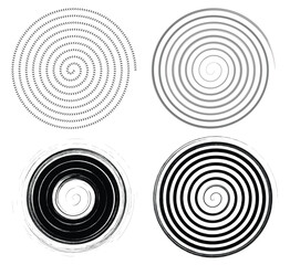 Spiral circle. Abstract circle.  graphic design vector illustration. circle swirl. Circle black. vortex icons. Hurricane. motion twirl twist curve rotation spin. geometric shape